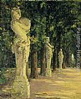 James Carroll Beckwith Famous Paintings - Allee de l'Ete, Versailles